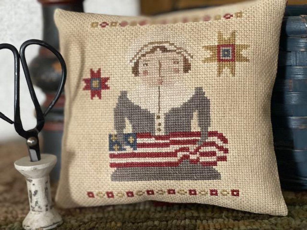Betsy Ross Cross Stitch Pattern by Robin Leuschen