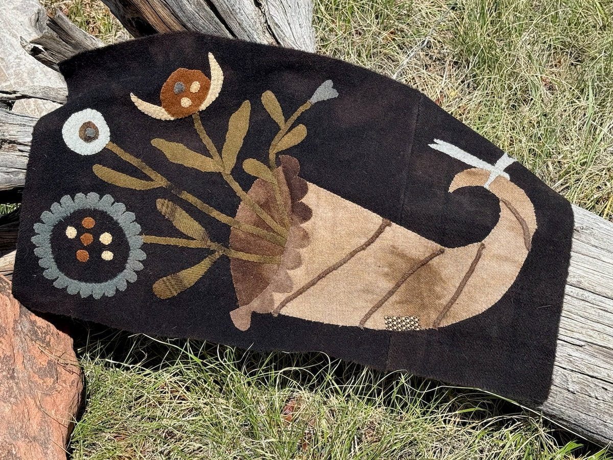 Cornucopia Wool Applique Pattern by Maggie Bonanomi - Kit and Handmade ...