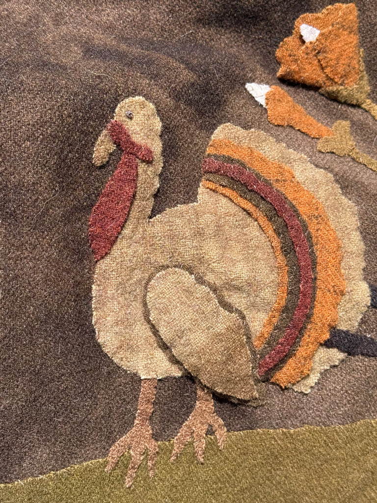 Downloadable All About Fall Wool Applique' Pattern by Laura Hakes Fiddlestix Designs - Kit Option Available on Printed Version Listing