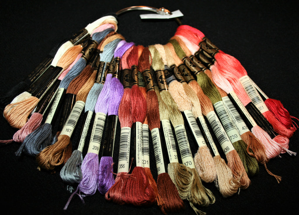 #2 New 6 Strand DMC Floss - 25 Skeins of Multiple Colors
