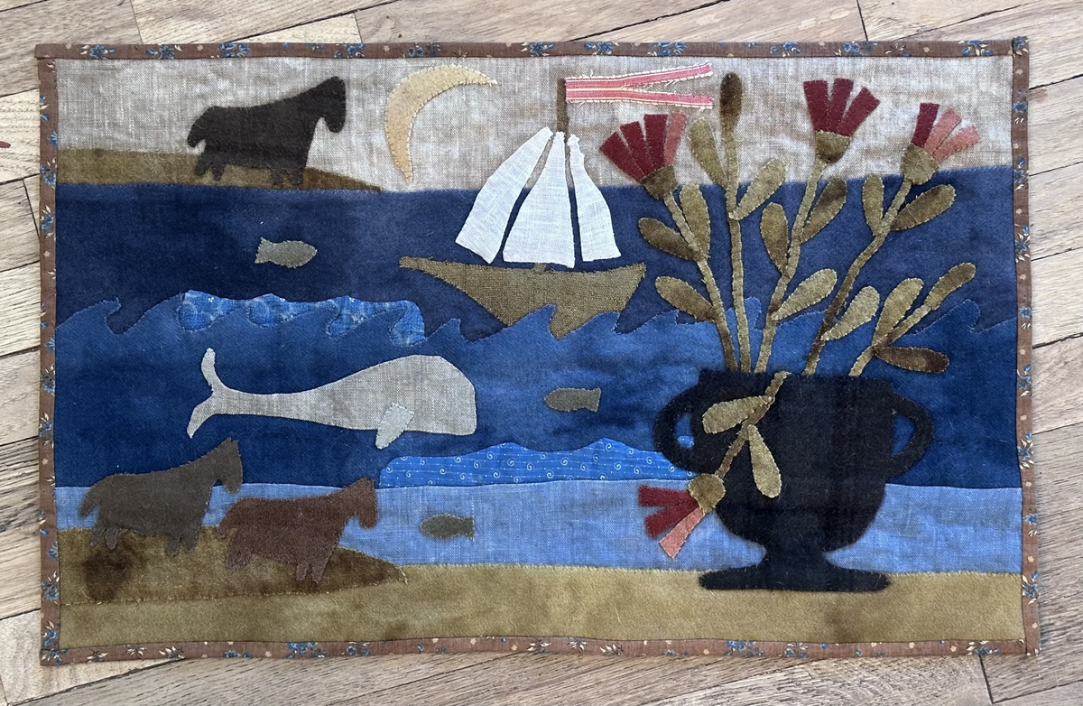 Looking West Off the Coast of Cornwall Wool Applique Pattern by Maggie ...