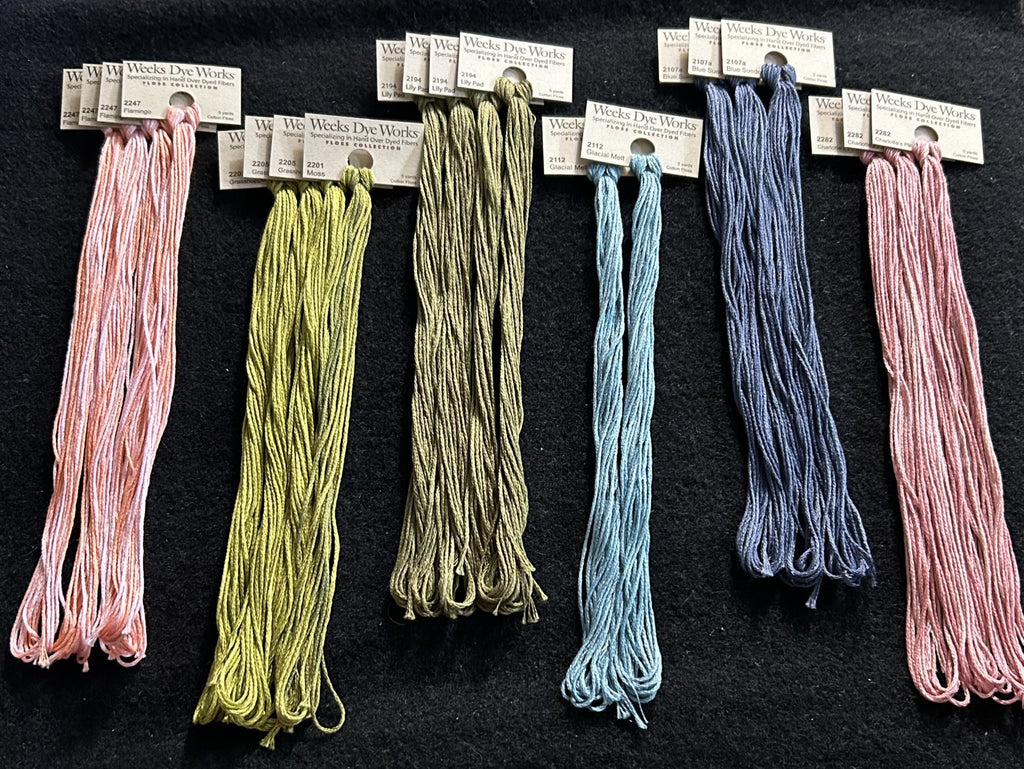 #M18 Weeks Dye Works 6-Strand Floss Bundle of 20 Skeins