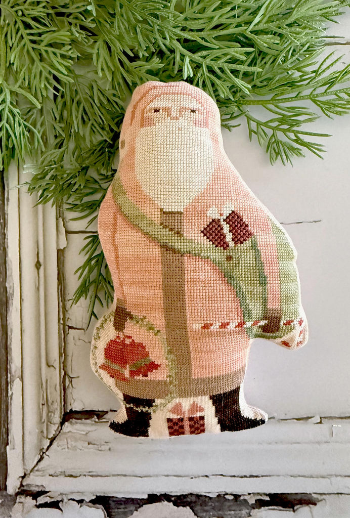 Pink Coat Santa by Teresa Kogut