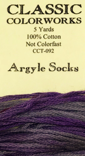 Argyle Socks Classic Colorworks 6-Strand Cotton Floss