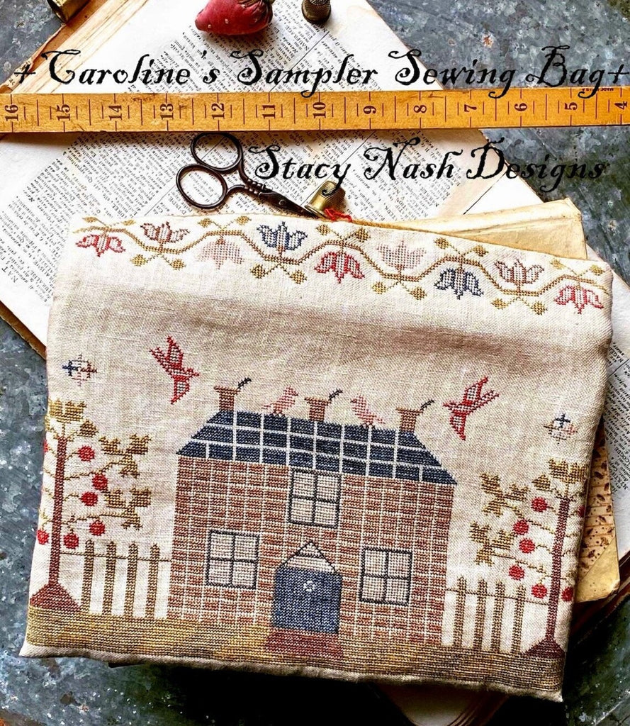 Caroline's Sampler Sewing Bag Pattern by Stacy Nash