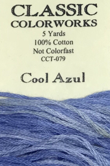 Cool Azul Classic Colorworks 6-Strand Cotton Floss
