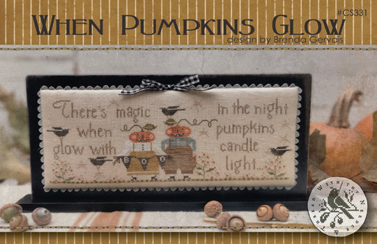 When Pumpkins Glow Pattern designed by Brenda Gervais