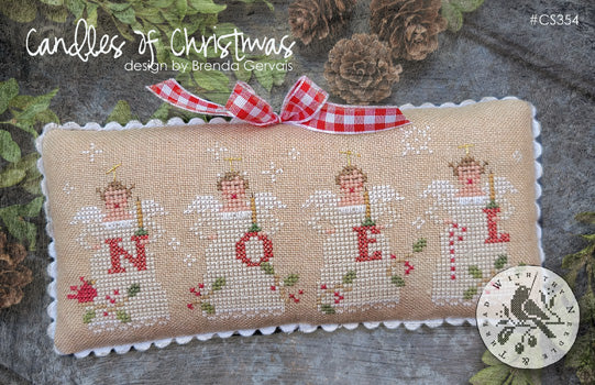 Candles of Christmas Pattern by Brenda Gervais