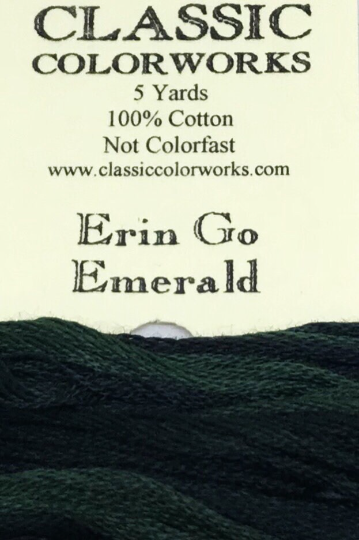 Erin Go Emerald Classic Colorworks 6-Strand Cotton Floss