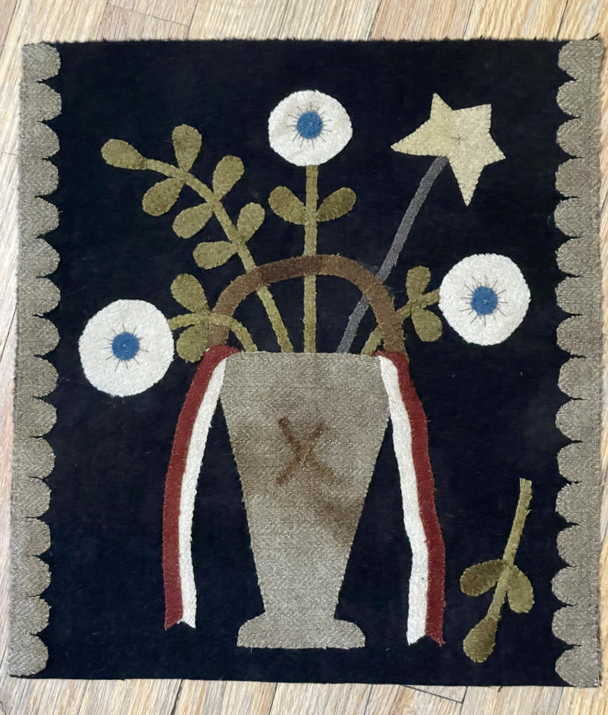 The Four Seasons Wool Applique Table Runner Set by Maggie Bonanomi - OFFERED AS A SET ONLY - 4 PATTERNS WITH 4 WOOL KITS