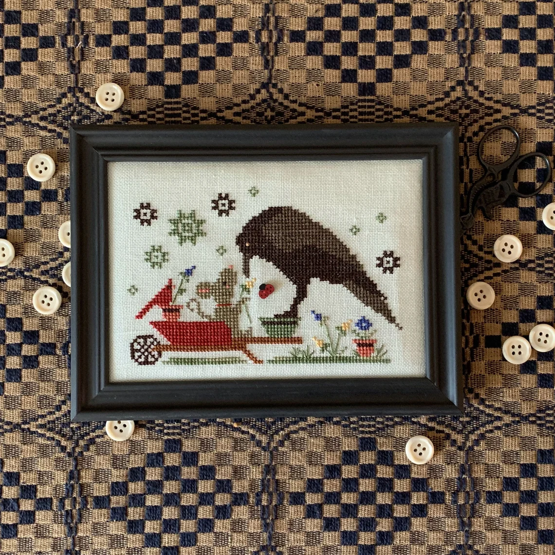 Garden Friends Pattern by Stitches by Ethel – fiddlestix designs