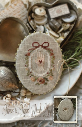 Heart and Hand Needle Keep Pattern by Brenda Gervais