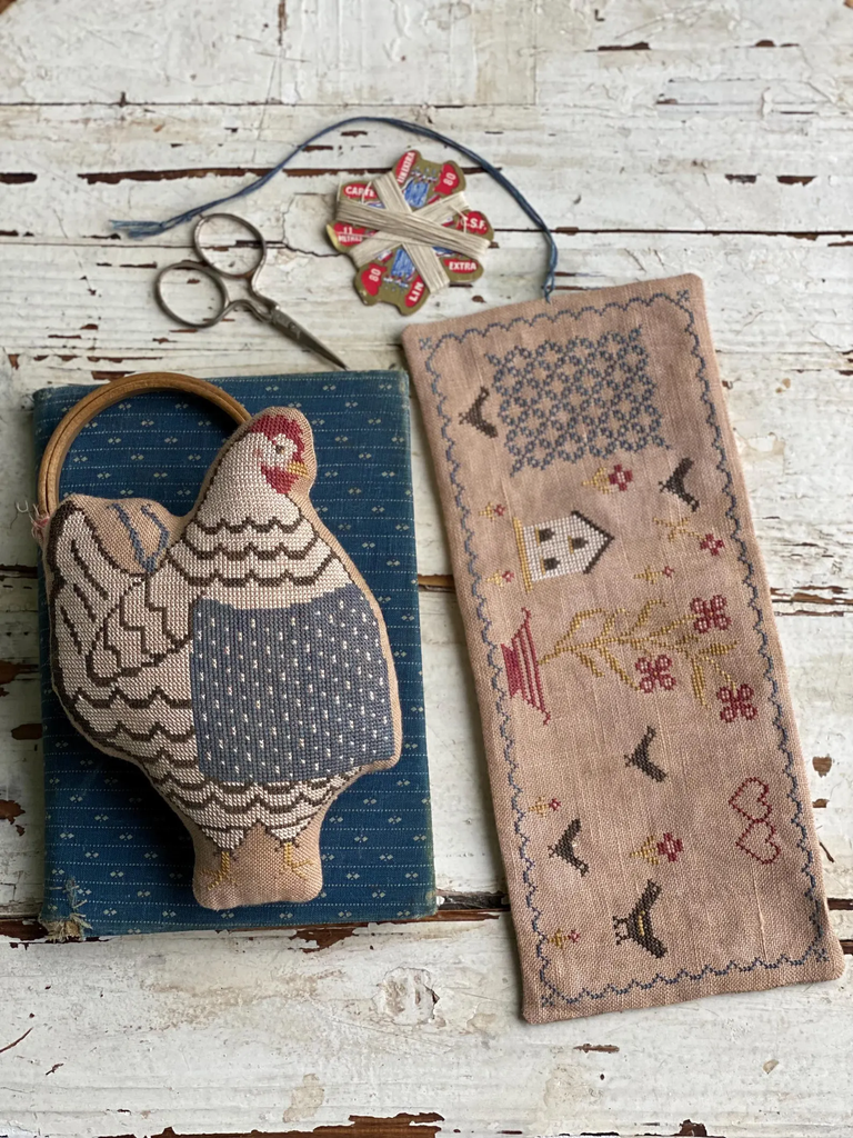 Animal Cracker Series "Henny Penny" Pin Keep and Sewing Roll Pattern by Stacy Nash