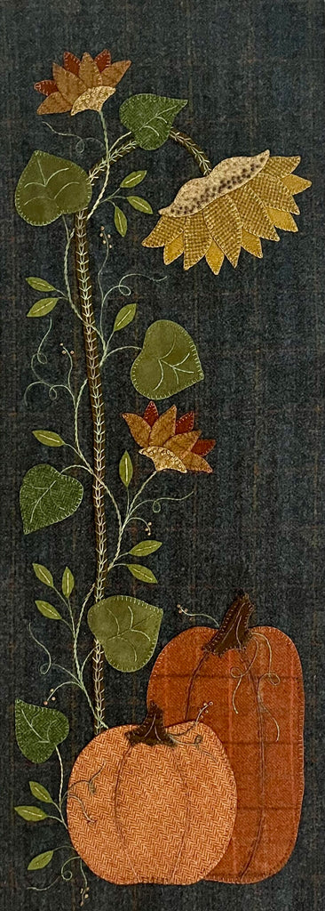 Midnight Garden Wool Applique Pattern by Karen Yaffe - Kit Option Available