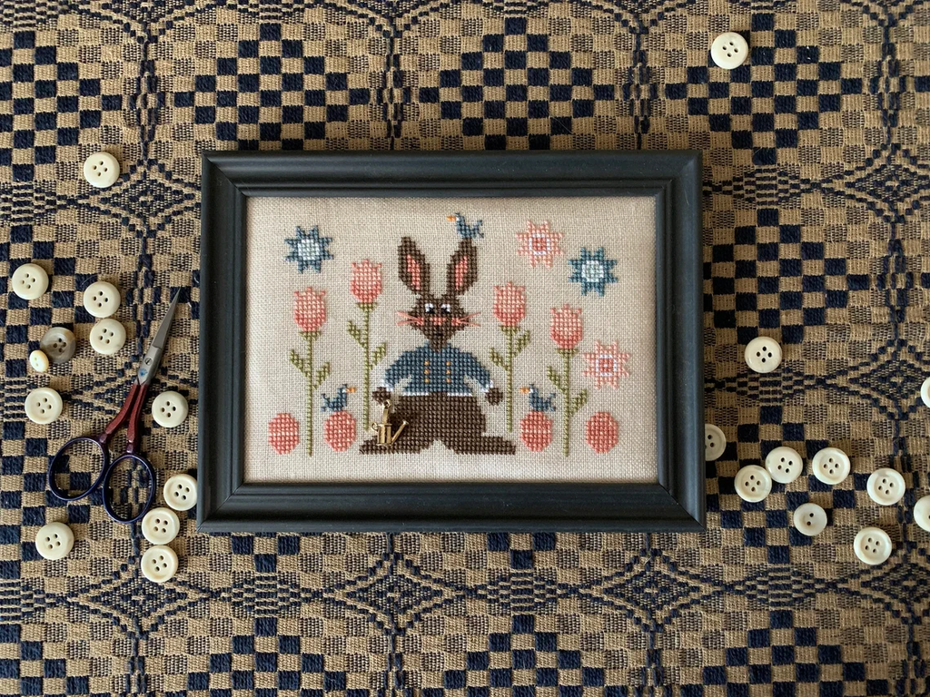 Mr. Bean's Garden Pattern by Stitches by Ethel