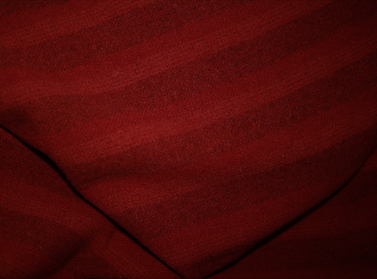 Tonal Red Stripe Mill-dyed Wool Fabric
