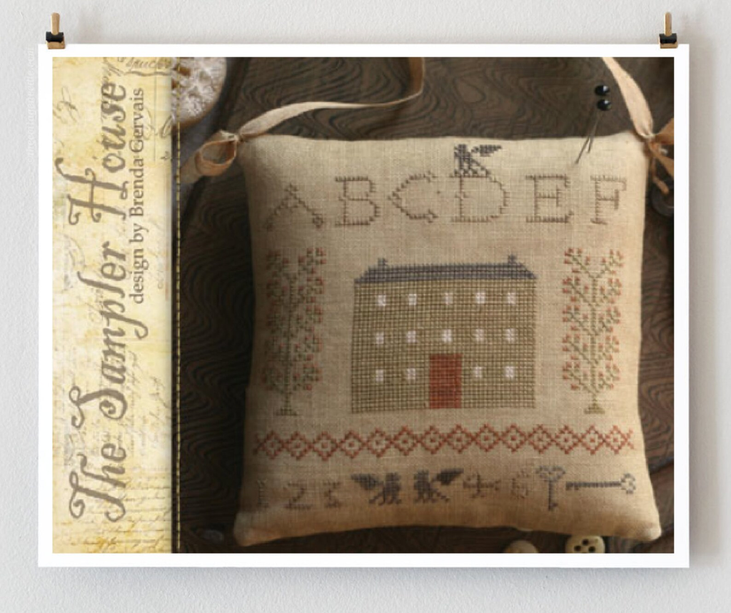 The Sampler House Cross Stitch Pattern by Brenda Gervais