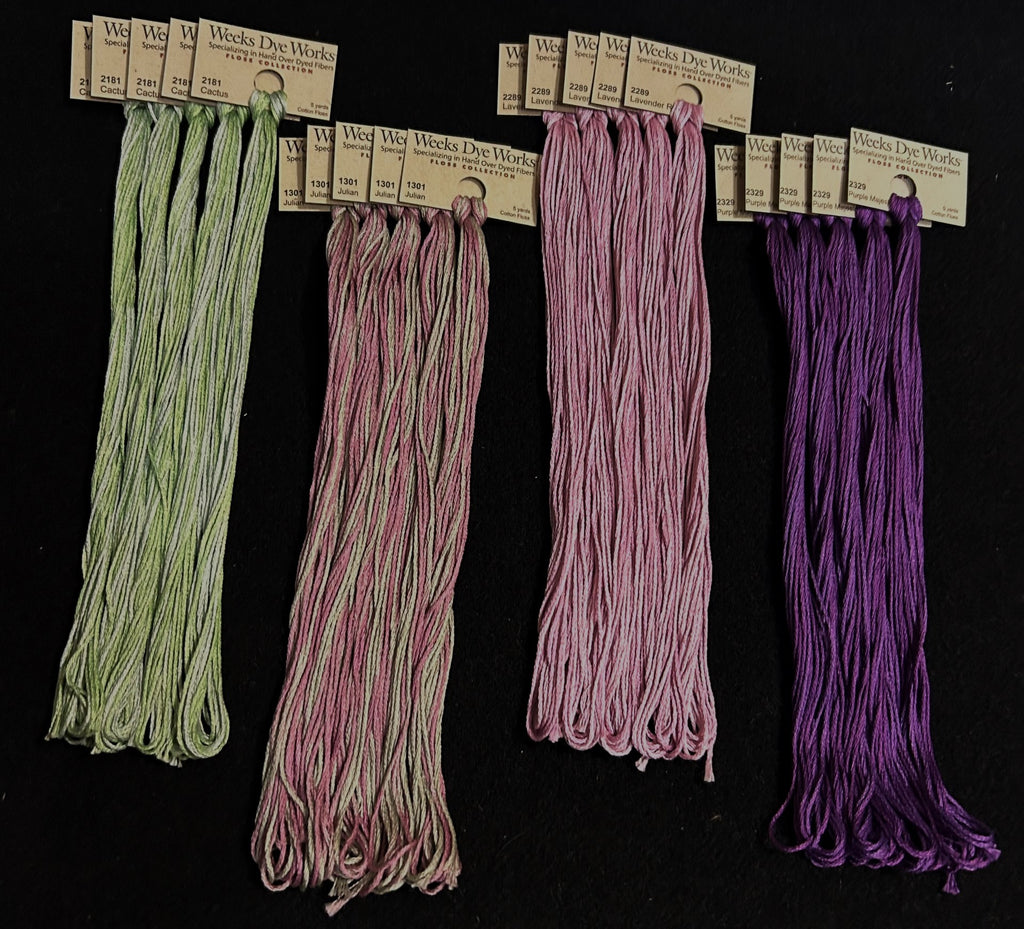 #M13 Weeks Dye Works 6-Strand Floss Bundle of 20 Skeins