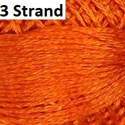 204 Bright Orange Coral Valdani 3 Strand Floss