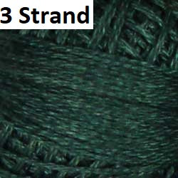 831 Spruce Green Light Valdani 3 Strand Floss
