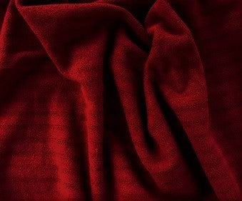 Red Herring Stripe Mill-dyed Wool Fabric