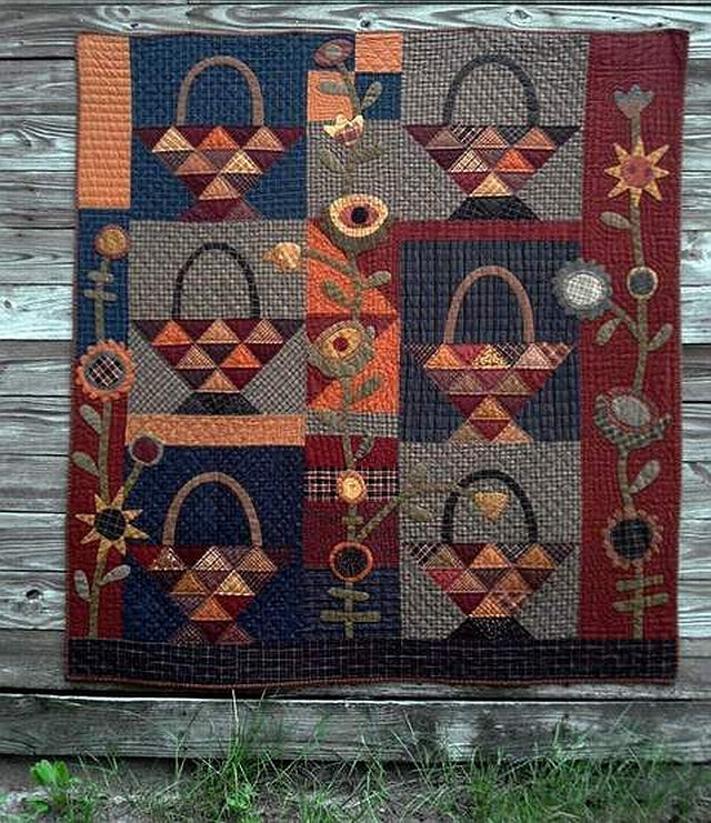 A Tisket A Tasket Downloadable Quilt Pattern by Lynda Hall