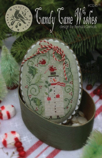 Candy Cane Wishes Pattern by Brenda Gervais