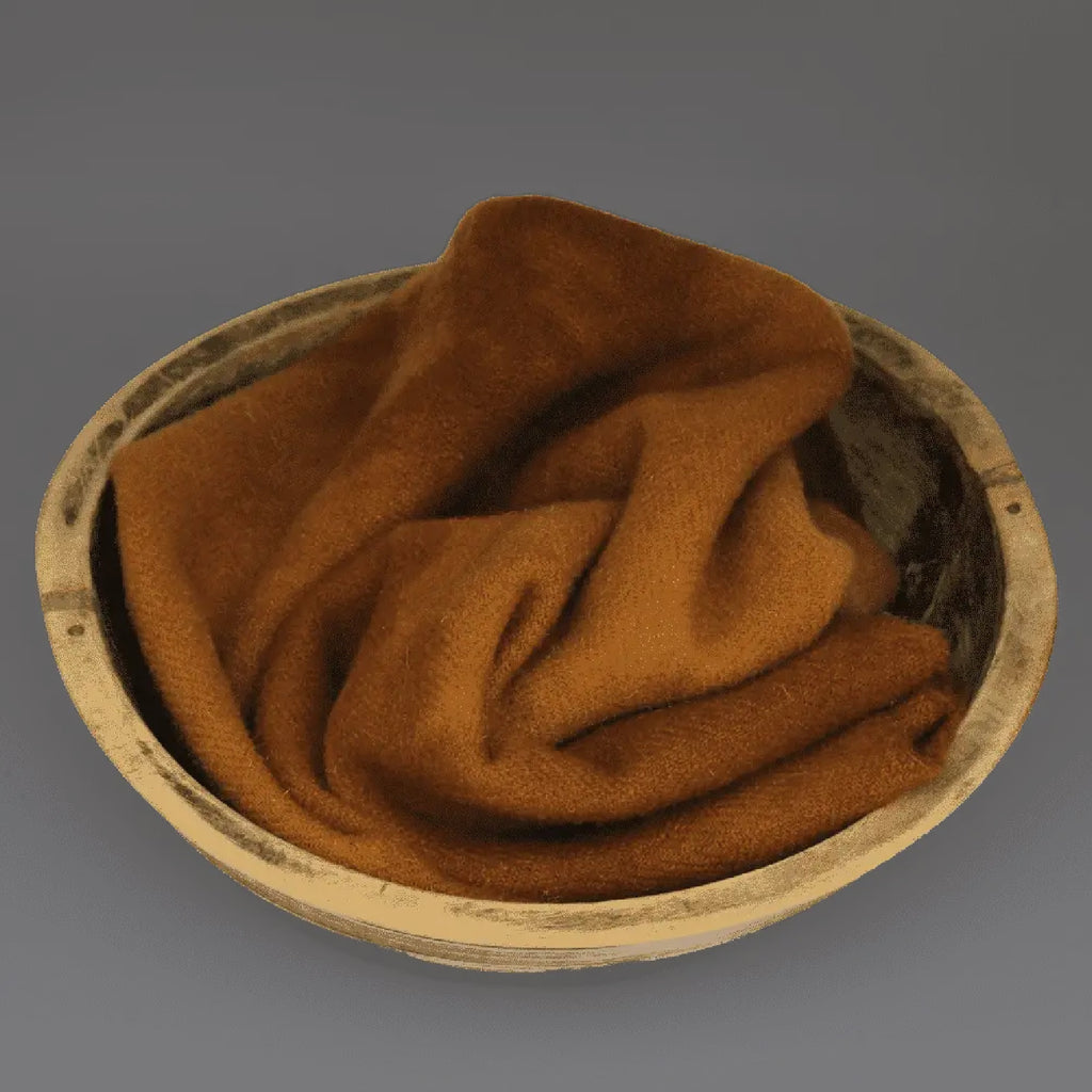 Chestnut Hand-Dyed 100% Wool Fabric by Blackberry Primitives