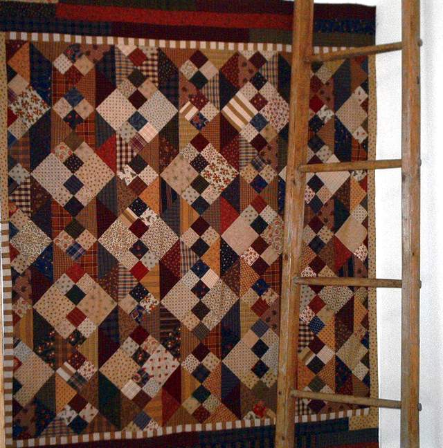 Last Wrung on the Ladder Downloadable Quilt Pattern by Lynda Hall