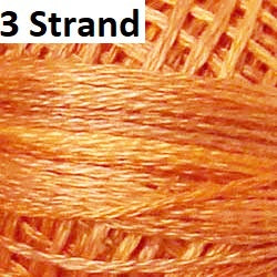 O67 Golden Rust Valdani 3 Strand Floss