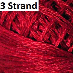 O775 Turkey Red Valdani 3 Strand Floss