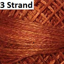 P6 Rusted Orange  Valdani 3 Strand Floss