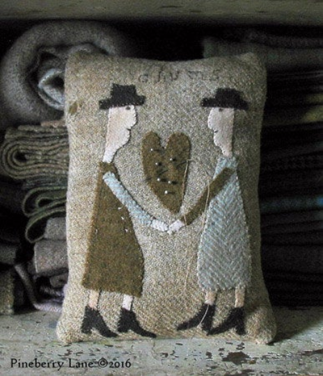 Two Old Chums Pattern by Pineberry Lane - Kit and Handmade Options Available