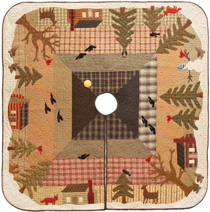 Woodland Tree Skirt by Norma Whaley