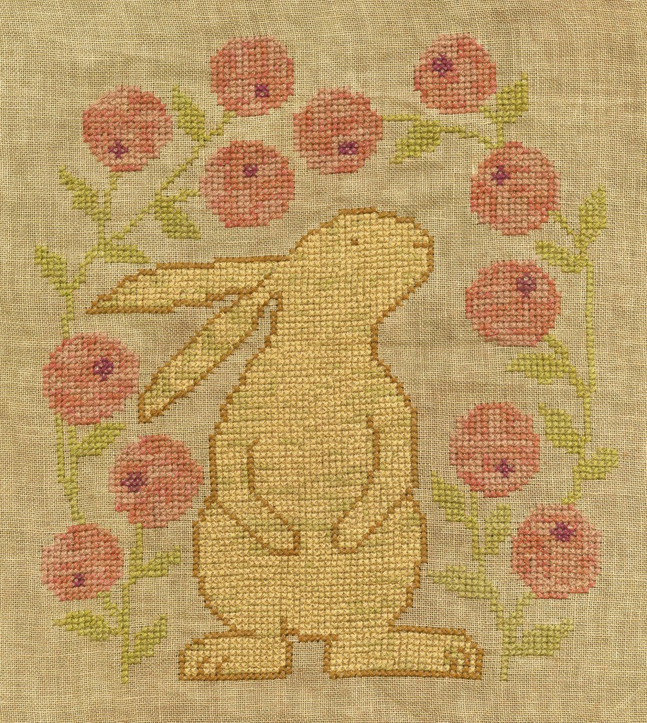 Curious Bunny by Teresa Kogut - Pattern and Floss Kit Options Available