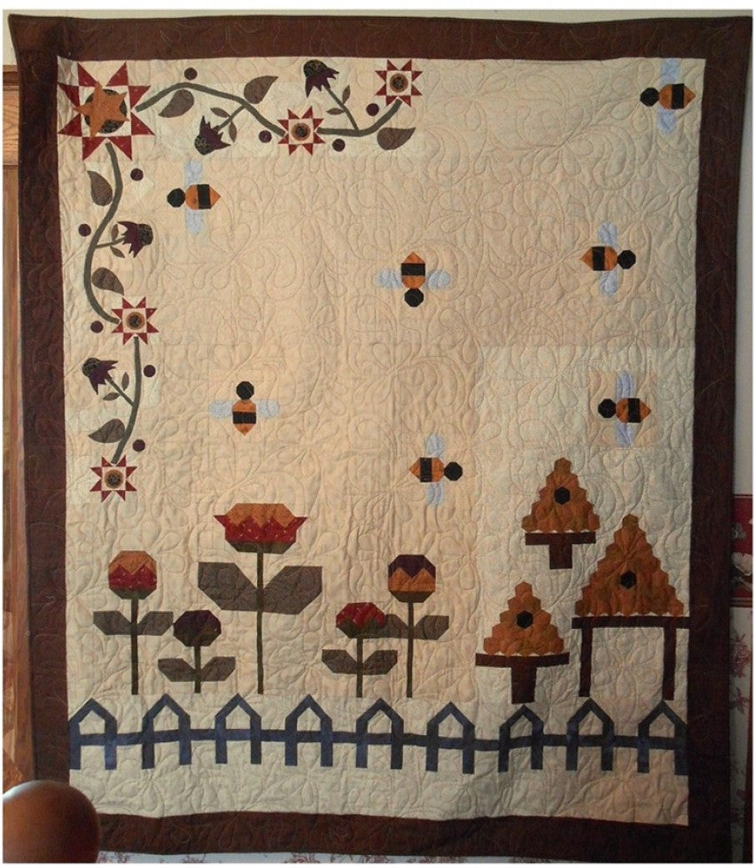 Bee's Paradise Quilt by Deb Eggers