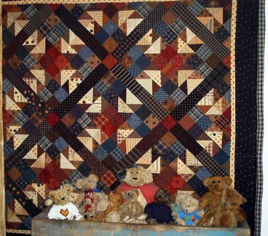 Boogey Bears Downloadable Quilt Pattern by Lynda Hall