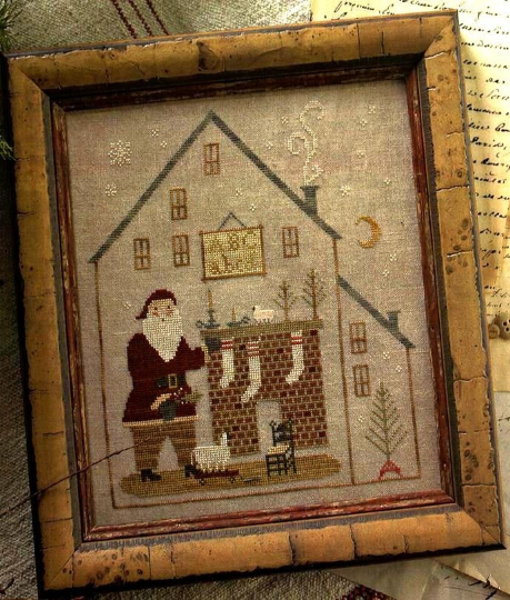 Christmas Cottage Pattern by Brenda Gervais