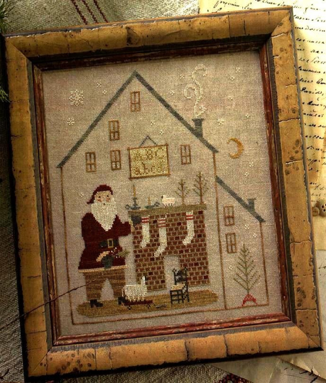 Christmas Cottage Pattern by Brenda Gervais – fiddlestix designs