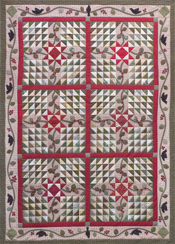 Christmas in the Village Green Pattern by Norma Whaley