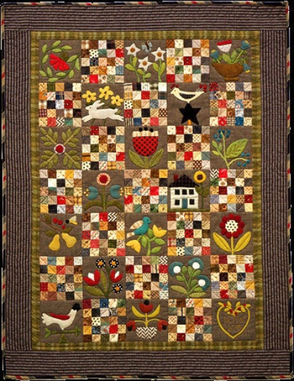 Cottage Garden Quilt Pattern design by Norma Whaley