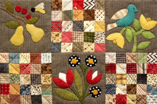 Cottage Garden Quilt Pattern design by Norma Whaley