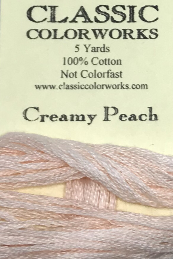 Creamy Peach Classic Colorworks 6-Strand Cotton Floss