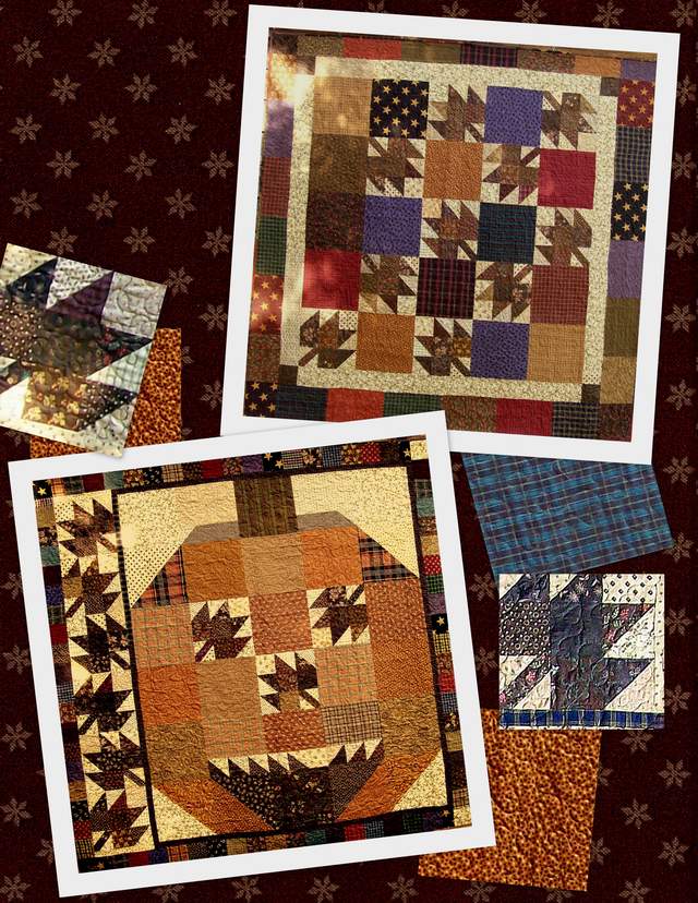 Fall Reversible Downloadable Quilt Pattern by Lynda Hall