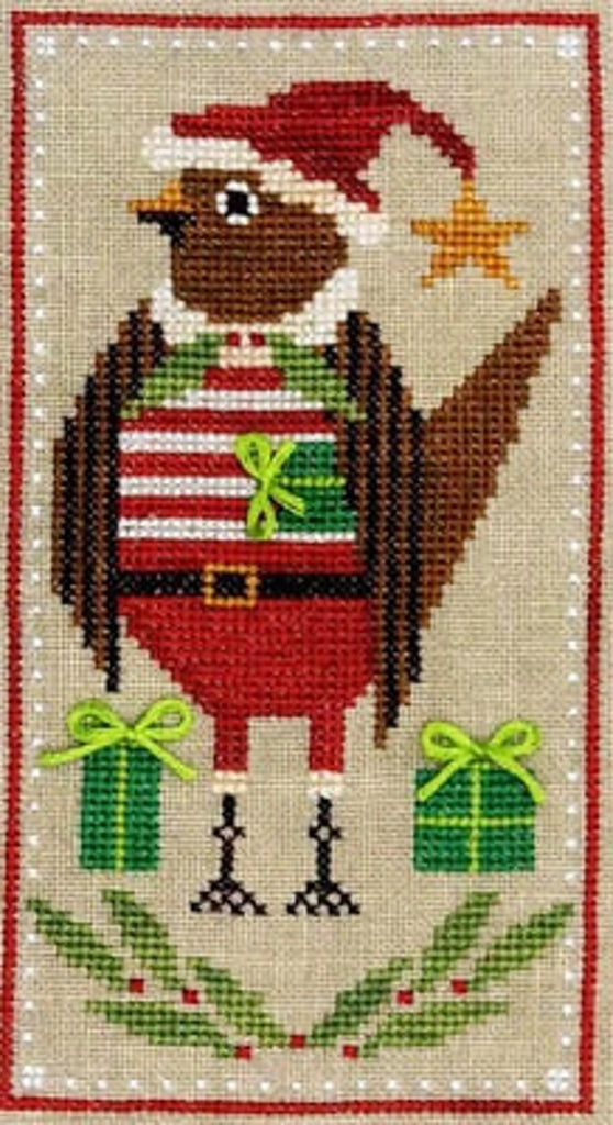 How the Finch Stole Christmas Pattern design by Artful Offerings