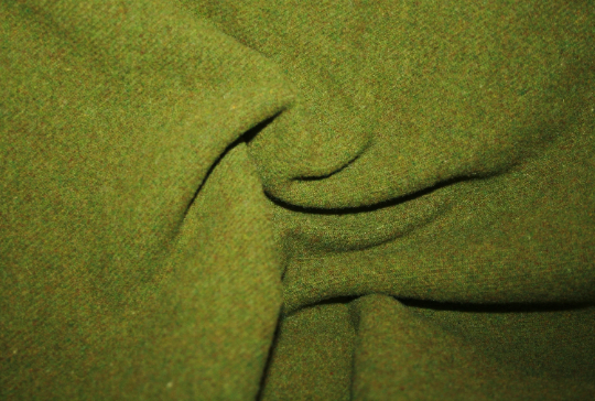 Golf Course Green Heathered Mill-dyed Wool Fabric