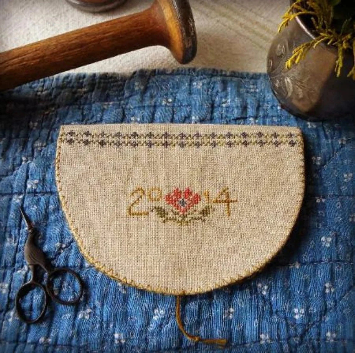 Growing Love Pattern designed by Threadwork Primitives – fiddlestix designs