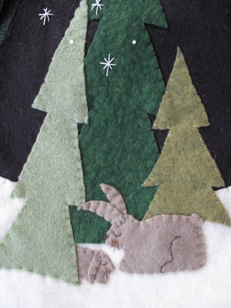 Starry Night 48" Tree Skirt Pattern Design by Cheswick Company