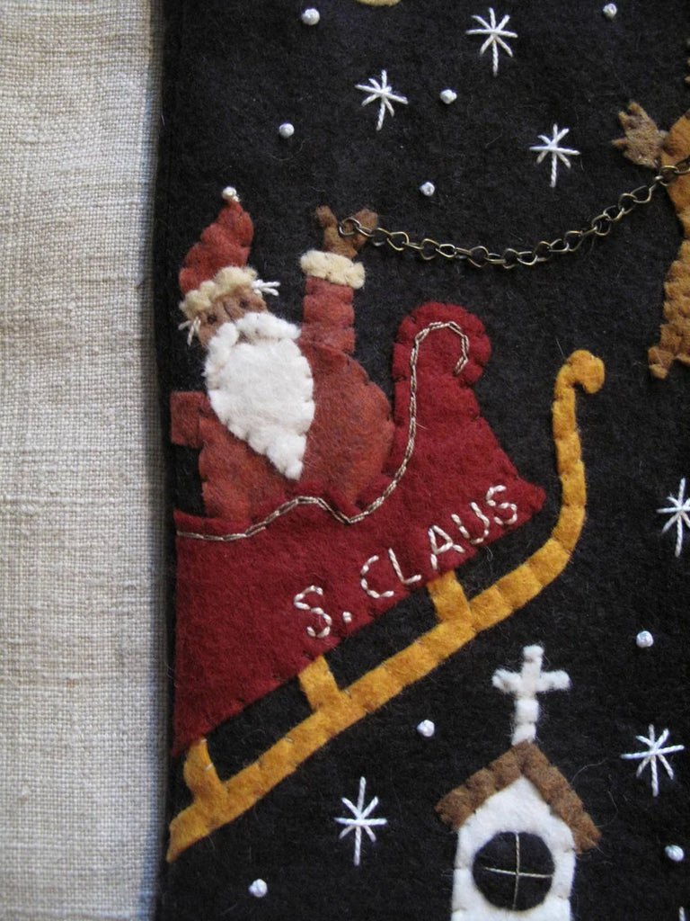 Santa's Coming to Town Stocking Pattern Design by Cheswick Company