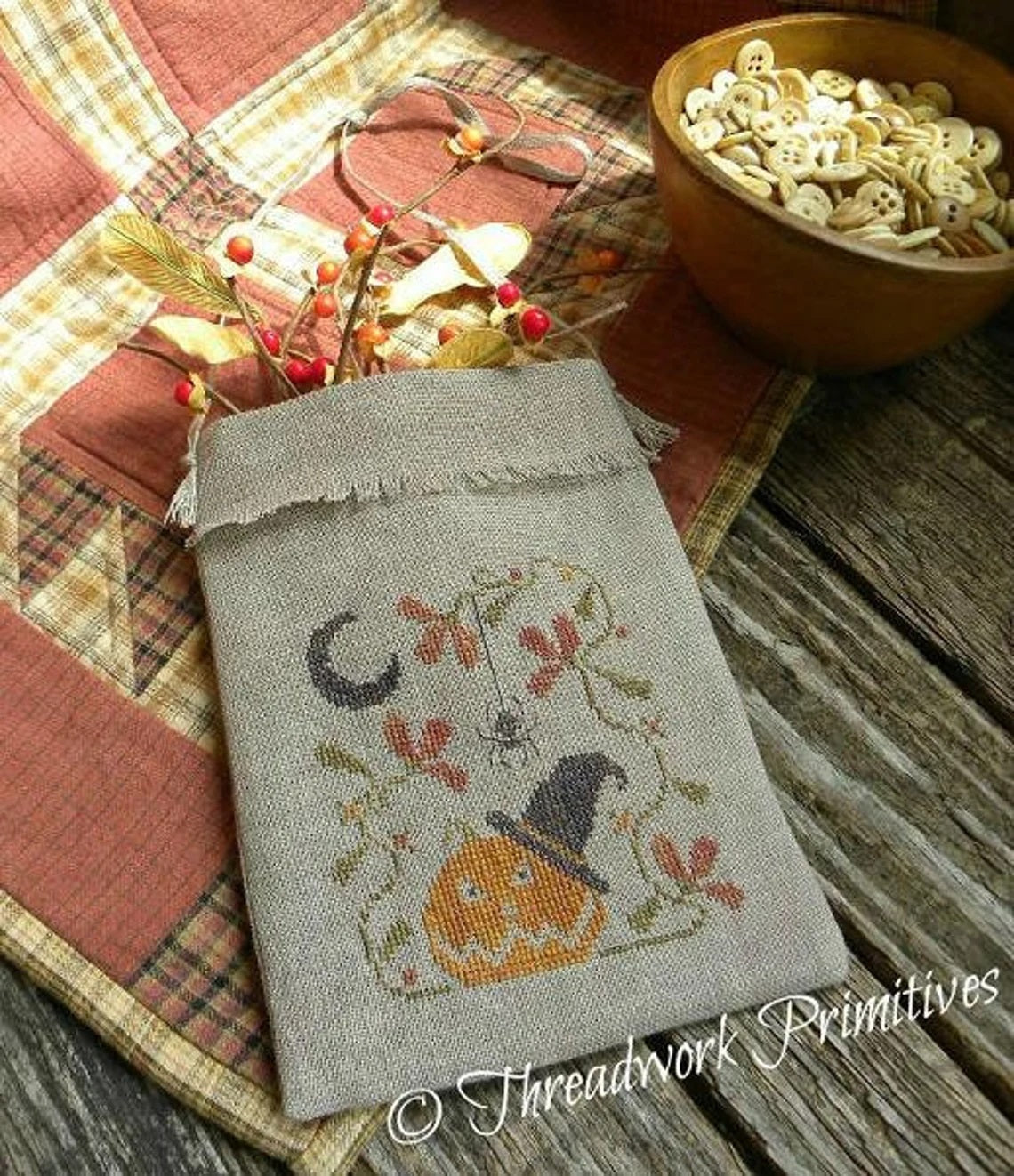 Jack in the Hat Pattern designed by Threadwork Primitives – fiddlestix ...